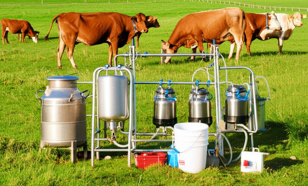 Dairy Farming Starter Kit - Source: Unsplash for farming equipment